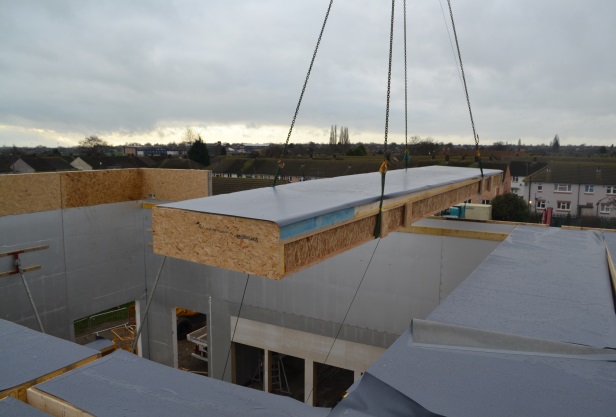 fast track installation with offsite manufactured roofing panel