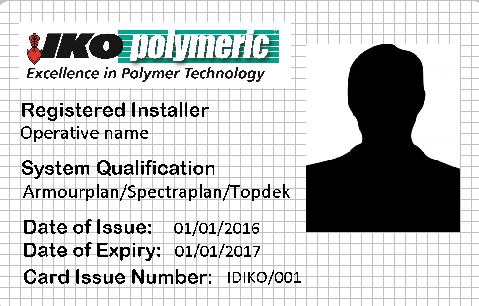 IKO polymeric training cards